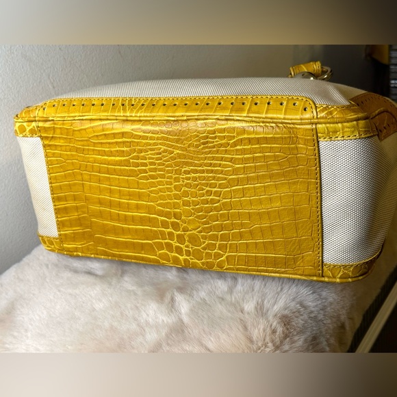 CELINE HANDBAG BEIGE CANVAS 🌟 AUTHENTIC 🌟 - Picture 6 of 13